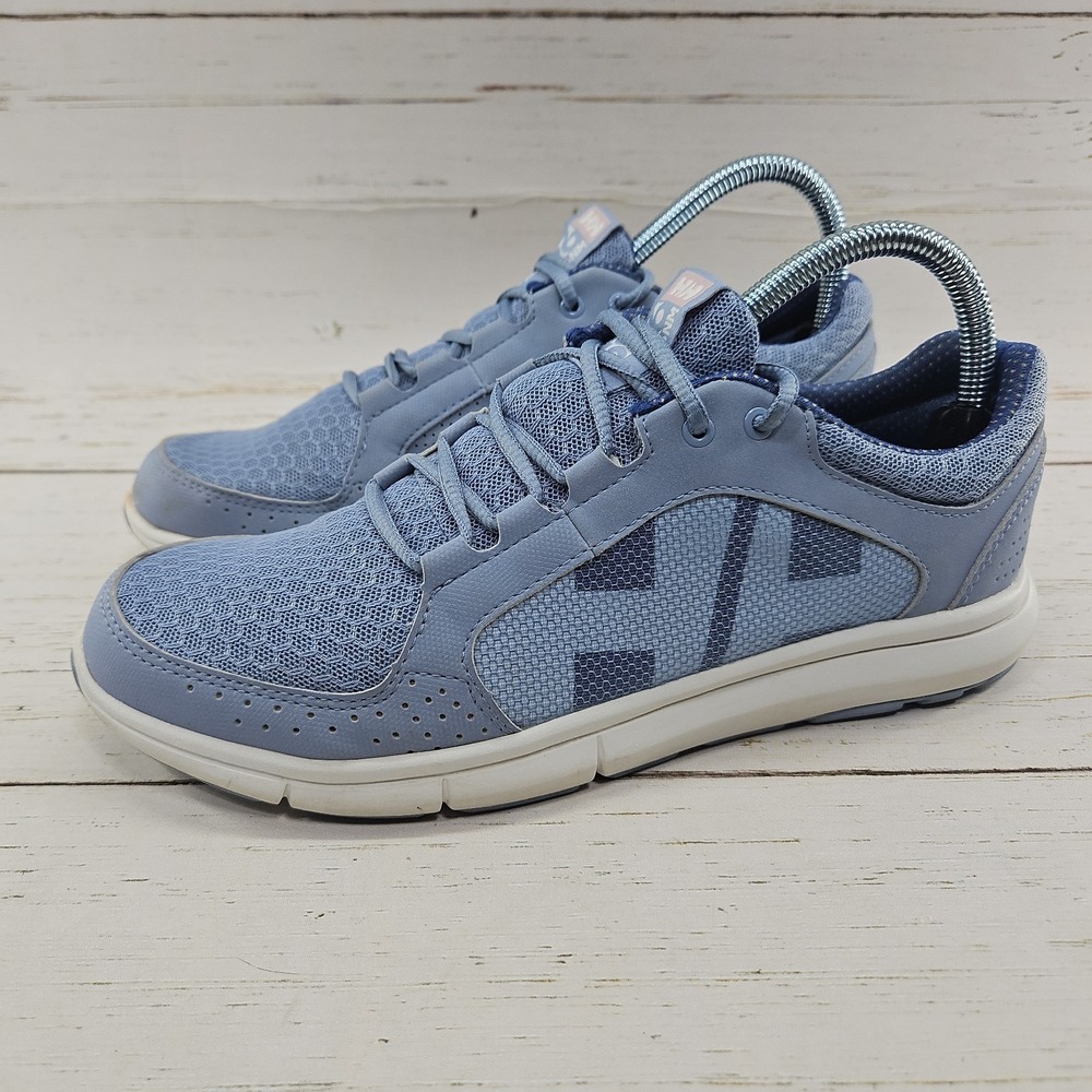 Helly Hansen Ahiga V4 Hydropower HP Aqua Shoes Womens 8.5 Blue Mesh Sneakers